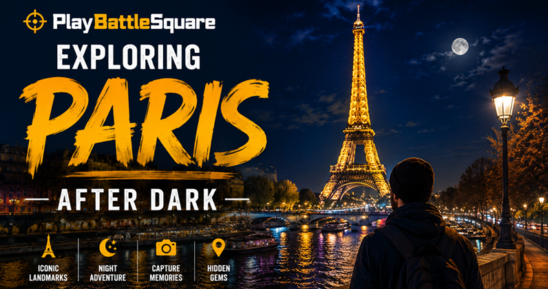 PlayBattleSquare Exploring Paris After Dark
