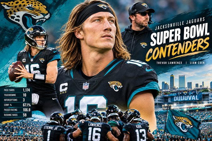 Trevor Lawrence’s Rise Has Turned the Jacksonville Jaguars into Super Bowl Contenders